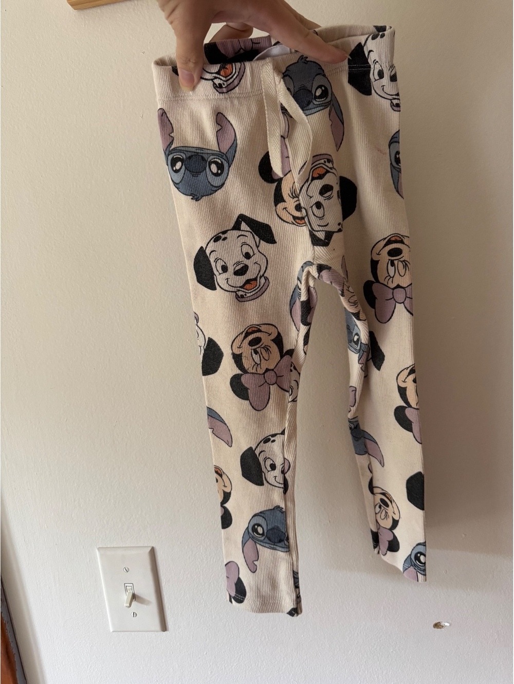 ZARA Kids Toddler Disney Minnie Mouse Stitch Leggings Dalmatians